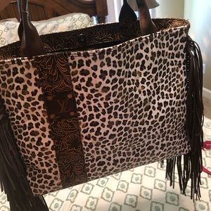 Beautiful animal print purse